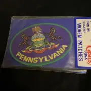 VTG PENNSYLVANIA Woven Souvenir Iron On Patch