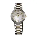 ORIENT 東方錶DRESS系列 FQC0N003W 高雅珍珠時尚石英腕錶 鋼帶款 金色 30MM