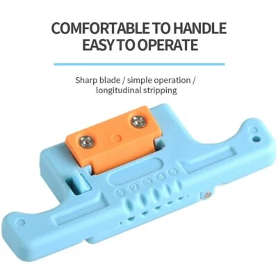 1.9-3mm MSAT5 FTTH Fiber Optic Stripping Access Tool Loose Buffer Tube Stripper