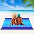 Beach Blanket, Waterproof and Sandproof Large 2-3 Adult Light Picnic Mat Travel