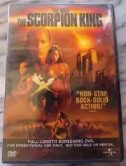 The Scorpion King - Screener Full Length Promo New Sealed DVD - Dwayne Johnson