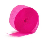 Crepe Streamer Hot Pink