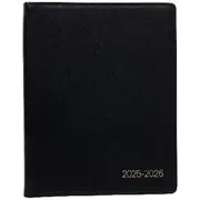 J.Burrows A4 Week to View Portfolio FY25/26 Diary Black