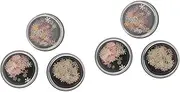 Healeved 2sets Nail Decals Snowflake Flakes Eye Makeup Sequins for Nail Art Sequin Manicure 3boxes*2