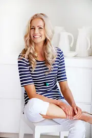 Half Sleeve Stripe Tee--SEE-SW2161BD
