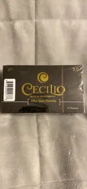 (New Sealed) CECILIO Musical Instruments Alto Sax Reeds 10 Pieces Eb 3.0