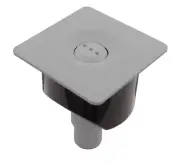 CMP Square Face Multi-Nozzle Adjustable Deck Jet, Gray
