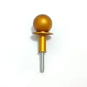Quick Release Shaft Link 2 Colorful Detachable Shaft with Ball Top for Victrix Pro FS Arcade Fight Stick Sanwa Seimitsu Joystick (Deep gold)