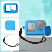 Silicone Case with Wrist Strap and Lens Cover for Gopro Hero10 / 9