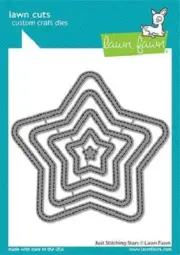 Lawn Fawn JUST STITCHING STARS Custom Craft Cutting DIES LF2362 JUNE 2020