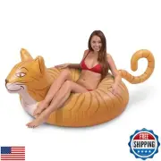 GoFloats Meowzers the Cat Party Tube Inflatable Raft, Float in Style (for Adu