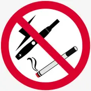 [Namly Design] Sticker - No Smoking or Vaping