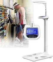 Medical Scale Digital Physicians Scale, 440lbs/200kg 80-195CM Height and Weight Scale, Smart Body Composition Analyzer for Gym and Home