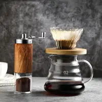 在飛比找Yahoo!奇摩拍賣優惠-現貨 手搖咖啡磨豆機手磨咖啡磨豆機器家用小型便攜不銹鋼咖啡豆