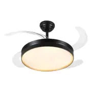 Windora Orien 42" Black Trim DC Ceiling Fan w/ 3CCT LED Remote Control