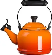 Le Creuset Enamel On Steel Demi Tea Kettle, 1.25 qt., Flame