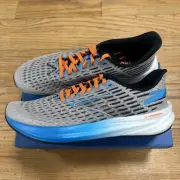 Brooks Hyperion - Grey Atomic Blue Scarlet - Men’s 8 D US (New)