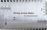 Guitar String Height Gauge | Guitar Setup String Height Gauge - Multi-Functional Precision Action Ruler, Bass Setup Accessories for Banjo
