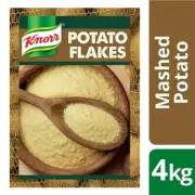 KNORR 4KG POTATO FLAKES FOR MASH & CRUMB COATING - GLUTEN FREE (FREE POST)