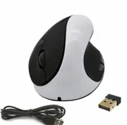 2.4GHz 1600DPI Three-speed Adjustable Rechargeable Vertical Wireless Optical Mouse