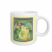 3dRose Framed Alphonse Muchas Princess Mug