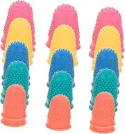 COHEALI Quality Rubber Finger Protectors 25pcs Set Skid Proof Cots for Gaming Cooking Work Random Color