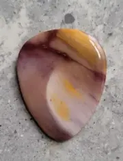 Mookaite gemstone guitar pick plectrum Australian gem