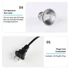 Reptile Heat Lamp Rotating Reptile Light Bracket With Clamp UVA/UVB Heating FD5