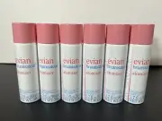 6 Cans of 90s Vintage Evian Brumisateur Atomizer Mineral Water Face Mist 1.7 oz