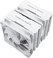 Thermalright Peerless Assassin 120 White CPU Air Cooler, 6 Heat Pipes, Dual 120mm TL-C12W PWM Fan,Aluminium Heatsink Cover, AGHP Technology,For AMD AM4 AM5/Intel 1700/1150/1155/1200/2011 (PA120 White)
