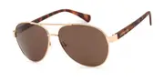 Calvin Klein CK19316S 717 Men's Sunglasses Gold Size 60