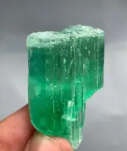 87 Cts Double Terminated Kunzite Crystal From Afghanistan