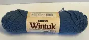 one full skein Caron Wintuk yarn Dark Colonial Blue