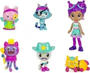 Gabby’s Dollhouse, Celebration Themed Figures with Gabby Girl, 5 Cat Toy Figures, Surprise Toys & Dollhouse Accessories, Kids Toys for Girls & Boys 3+