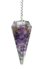 Amethyst Orgone Pendulum