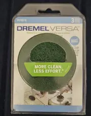 Dremel versa three-piece Pc 367–3 Extreme Scour Pad Quick Change