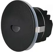 3W Circular Tri Color Flush LED Half Trim Step Light | 45mm Cutout | 3A Lighting (Black), STEP-512/TC