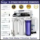iSpring RCC7P 5-Stage 75GPD Reverse Osmosis RO Water Filter System +Booster Pump