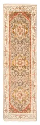 Vintage Hand-knotted Runner Rug 2'4" x 8'2" Traditional Wool Carpet