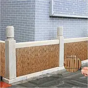 Bamboo Fencing,Natural Reed Fence Roller Blind,Patio/Garden Privacy Fence Screen, Pool Plant Fence,Fence Screen,Light Filtering Privacy Sun Shades,Easy Assembly,H*L (Size : 110x600cm/3.6x19.6ft)