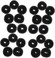 EPIGEIST 24pcs Hair Bun Maker Tool Set Donut Style Hair Accessories for Effortless Buns Elegant Updos Braids Lightweight for Travel and Daily Use