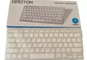 Omoton KB066 Bluetooth Wireless Keyboard for Android and iOS White