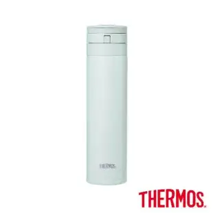 【THERMOS膳魔師】不鏽鋼超輕量自動上鎖真空保溫瓶450ml(JNS-453)