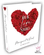PERSONALISED Bespoke Wedding Planner Organiser Diary / Engagement gift / Heart