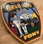 Fire Department New York Fantasy Island 3D routed custom patch sign Custom