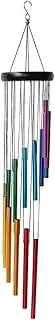29 Inch Colorful Gift Wind Chime Living Room Balcony Outdoor Garden Porches Patio European Style Home Decor Ornament 14 Tubes