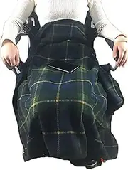 [SUOYUANJIE] Plush Sleeveless Blankets - Wearable Thickening Wearable Thickening Old Man Shawl with Buttons Super Soft Plush Wheelchair Cozy Cover for Home Office School Travel