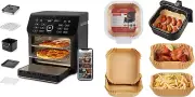 Air Fryer Toaster Oven Combo, 10 Qt Family Size 14-In-1 Functions (1000+ APP Rec