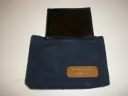NEW Bottega Veneta Italy Vintage Bill Fold Billfold Wallet Black 3.5" x 3" Close