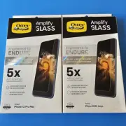 Otterbox Amplify Glass Screen Protector Bundle for iPhone 12 Pro Max - LOT OF 2